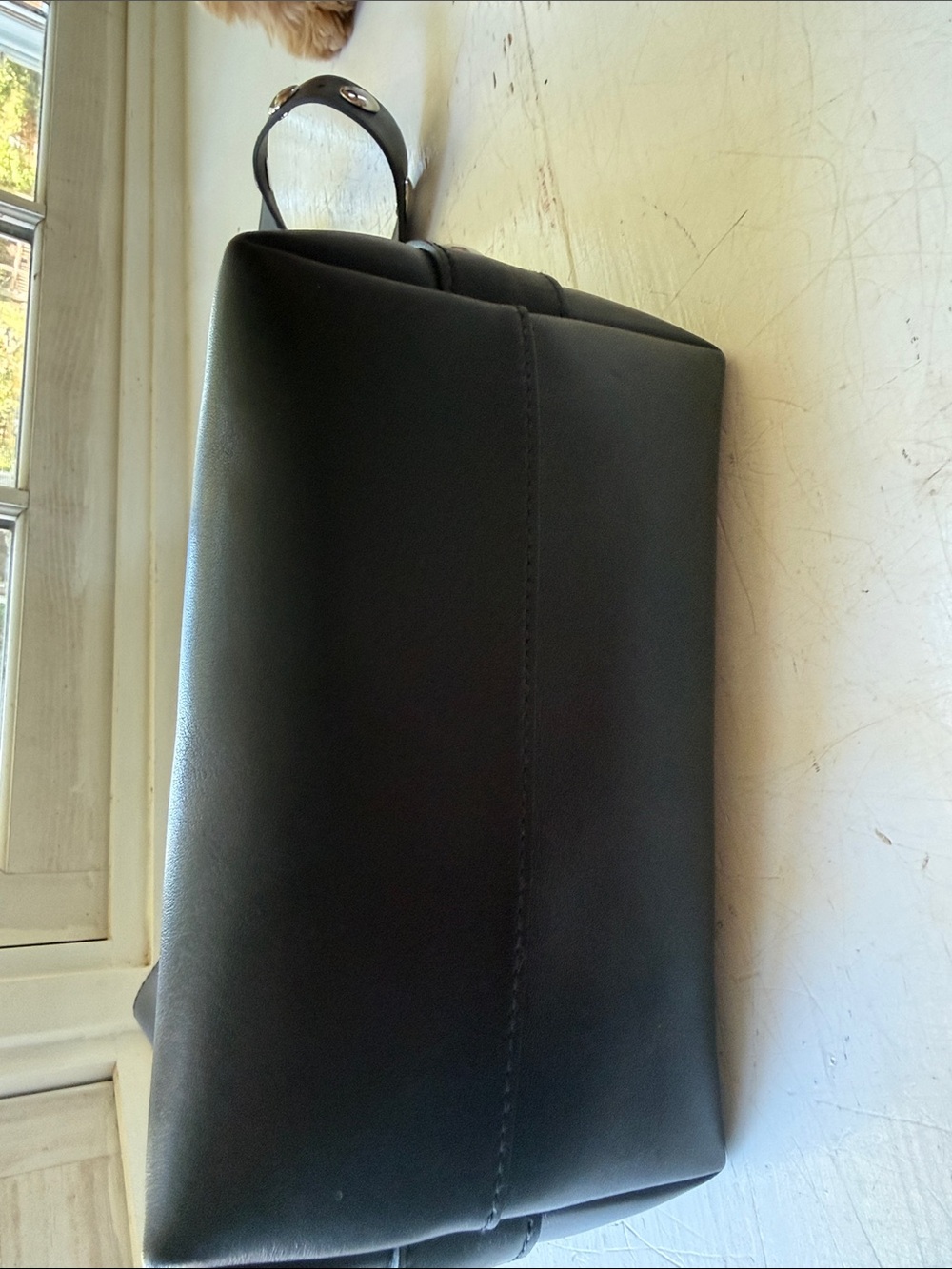 Madewell Black Leather Stud-Accent Shoulder Bag - Picture 6 of 8